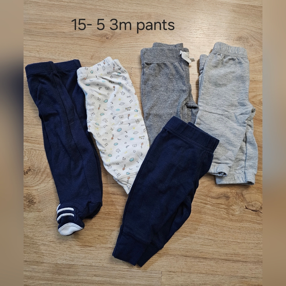 Carter's Kids Bottoms - Navy, White, Gray